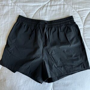 Black outdoor voices shorts